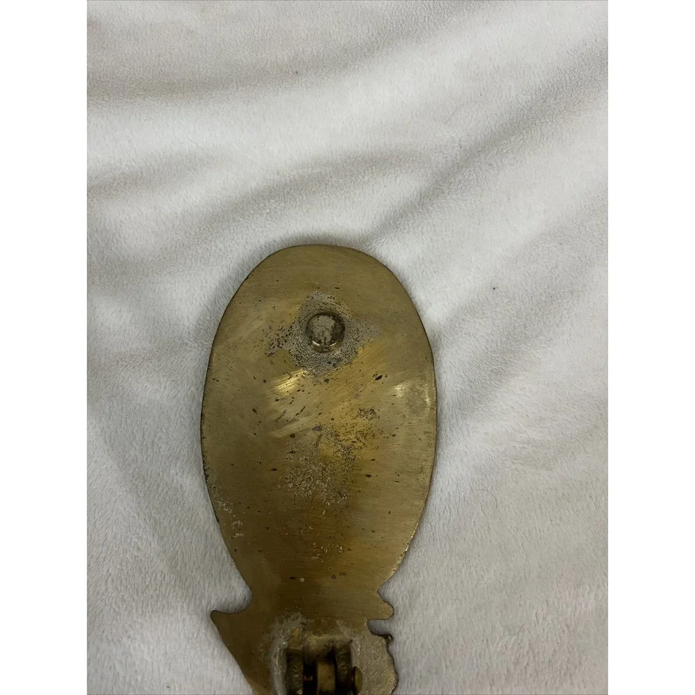 Vintage Brass Pineapple Heavy Door Knocker 5.5